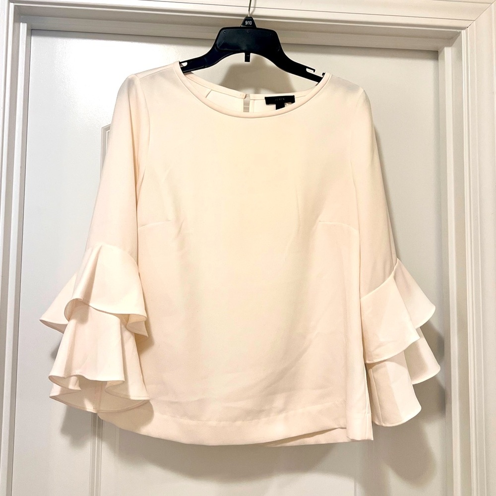 J Crew crepe top